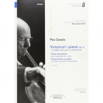 Violoncel i piano vol.Ii i cadències per a violoncel.