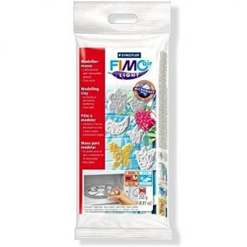 Staedtler FIMO air LIGHT Kreativset, lufthärtend, weiß, 250g