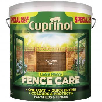 Cuprinol 6L Less Mess Fence Care in Autumn Gold