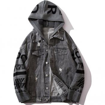 Chaqueta Mezclilla Estilo Vintage Hombre