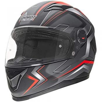 Germot GM 320 Casque 2XL Noir Rouge