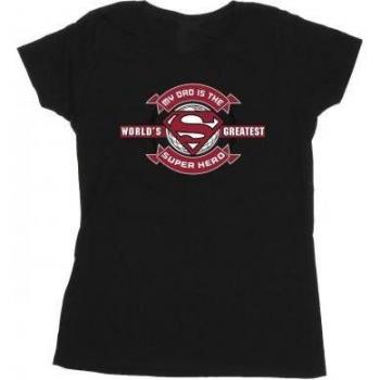 Camiseta de Algodón Superman para Chicas