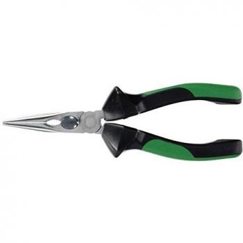 Pince à becs plats droite 160 mm vert/noir HEYCO