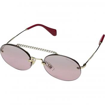Miu Miu Lentes de Sol para Mujer MU60TS ZVN095 Dorados