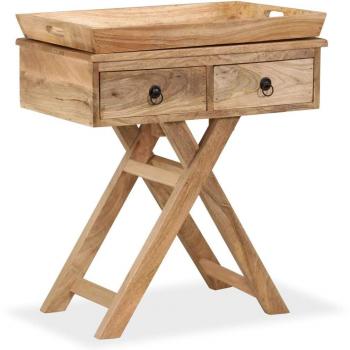 Solid Wood Side Table 65x40x76 cm