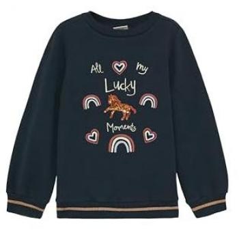 S.Oliver Sweatshirt mit Pailletten und Glitzer
