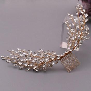 Tiara de Novia con Cristales y Estrellas