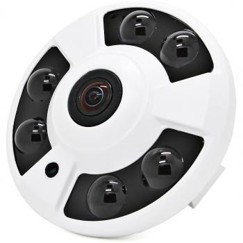 Revotech® HD 1920 x 1080P 2.0MP Panoramic Fisheye IP Camera with 6 LED Night Vision, ONVIF P2P CCTV Cam