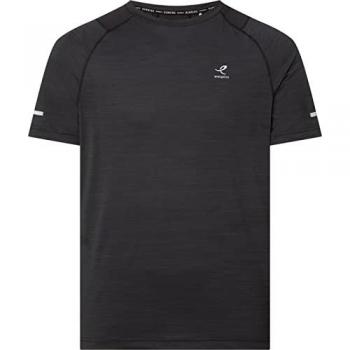 Energetics Kurzarm T-Shirt Ailo für Herren MELANGE/BLACK/BLACK