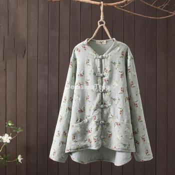 Camisa vintage de manga larga
