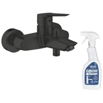 Mitigeur bain douche mécanique GROHE Start Noir avec nettoyant GrohClean Taille Unique