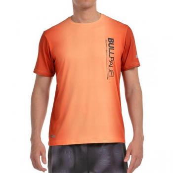 Ropa de pádel Bullpadel Muros: Camiseta corta naranja