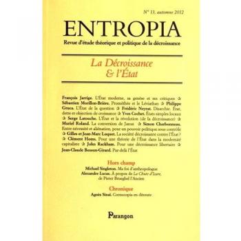 Entropia N° 13 autonme 2012 La décroissance et l'Etat