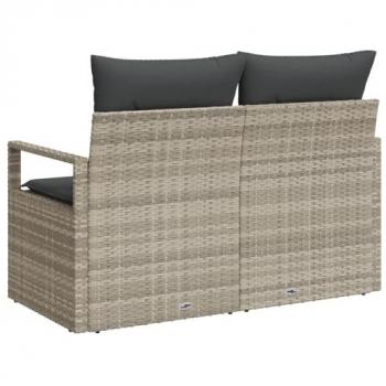 Arredo Terreno Grigio 120x62x69 cm Polyrattan – VidaXL