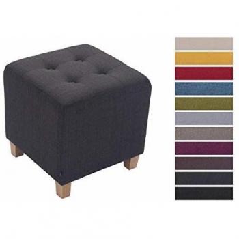 Sitzhocker Pharao in Antik-hell dunkelgrau