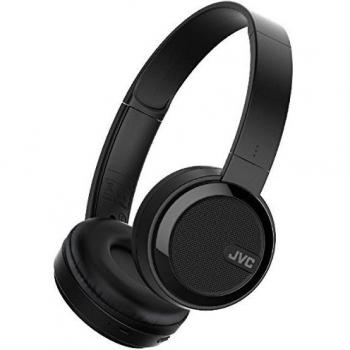 Black JVC S40BT Bluetooth Earphones – Foldable, Deep Bass Feature