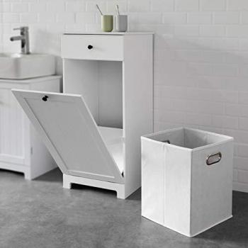 SoBuy mobile porta biancheria per bagno