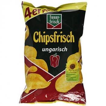 4‑faches Funny Frisch Chipsfrisch Ungarisch‑Pack – 50 g pro Beutel