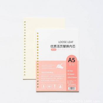 LITZY 50 Sheet A5 DIY Notebook Refill