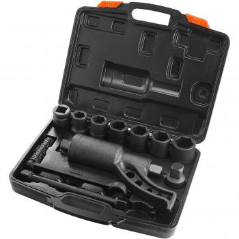 Clé à force multiplicatrice 1/64 – VEVOR – 25,4 mm – Ensemble 8 douilles