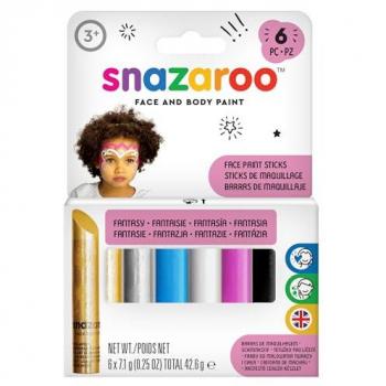 Snazaroo Colorful Face Painting Sticks (6)