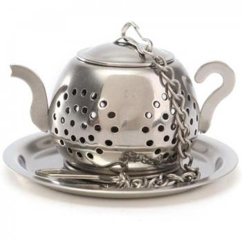 Stainless Steel Herbal Tea Filter with Tray