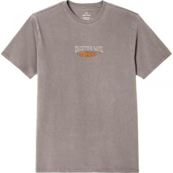 Hardee Brixton Cinder Wash T-Shirt – Brown, L, 100% Cotton Jersey
