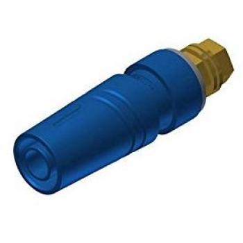 SKS Hirschmann SAB 2600 G M4 Au Sicherheitsbuchse, Einbau vertikal, Stift-Ø: 4 mm, Blau