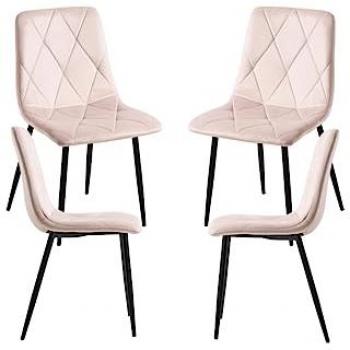 Sillas Lyke Terciopelo Rosa