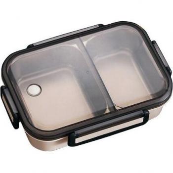 Stainless Steel Bento Lunch Box with Portion Control