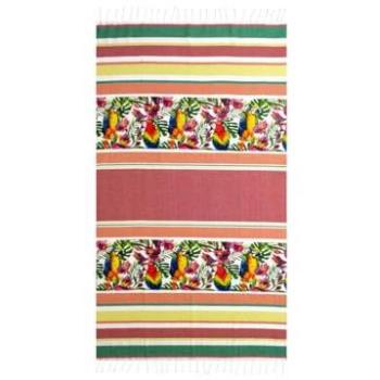 Fouta Spiaggia Fantasia Rigata Multicolore Leopard Pesci