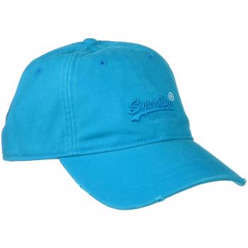 Superdry Orange Label Wash CAP, Gorra de Béisbol para Hombre, Azul Claro