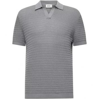 Drykorn Poloshirt „Braian“ (Einteiliger) – V-Ausschnitt, Herren