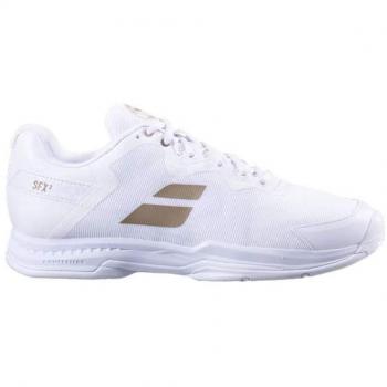 Babolat SFX3 AC Wimbledon Damen-Tennisschuhe Weiß/Pink Größe 40