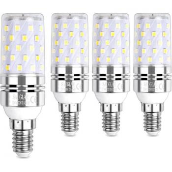 AIPERQ 12W LED Corn Light 100W E14 6000K Cool White 1200LM 4-Unit Pack