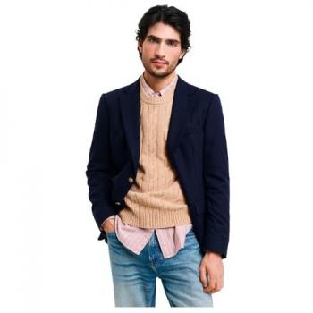 Strickpullover mit Zopfmuster