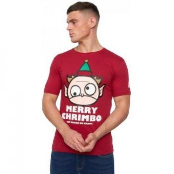 Red Drunk Elf Festive Top – Men's Size L