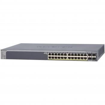 Commutatore Ethernet Netgear da 24 porte con Power over Ethernet Plus