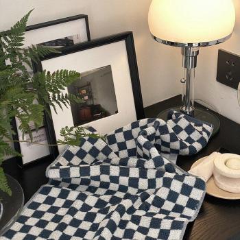 Retro-Chessboard Cotton Towels – Hautfreundlich & Absorbierend