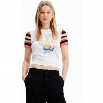 Chemisier multicolore en maille rayée – désigné 23swtk80 (Desigual)