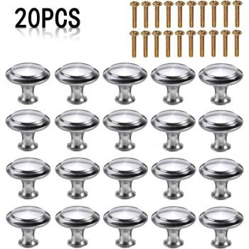 20pcs Cabinet Handles Mushroom Shape