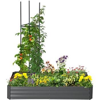Metall Hochbeet mit großer Kapazität für Gartenliebhaber
