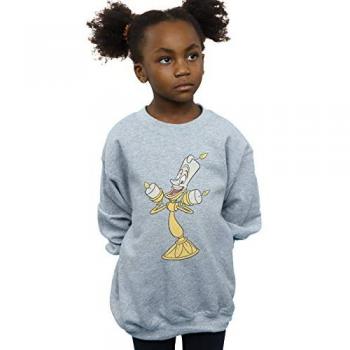 Disney Girl’s Beast‑Luxe Distressed Top in Grey (9Y)