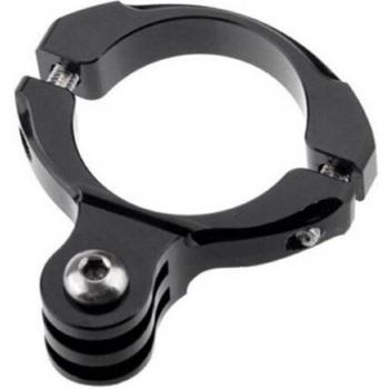 Fija‑manillar en aluminio negro y rojo para GoPro Hero 1, 2, 3 y 3+