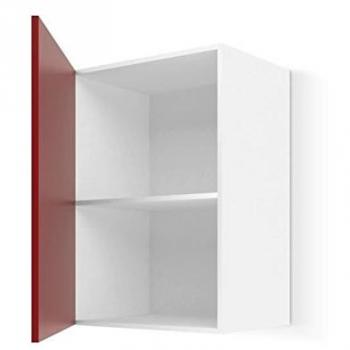 Luxe Haute Tablette 40 cm Rouge Mat