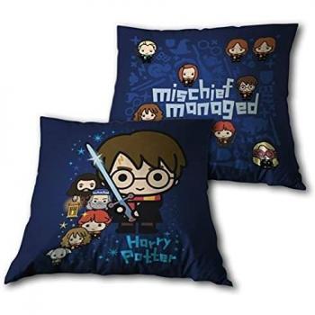 Cuscino Mischief Managed di Harry Potter Chibi Warner Bros., 35 cm