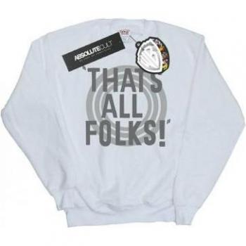 Felpa nera per ragazze con Looney Tunes That's All Folks