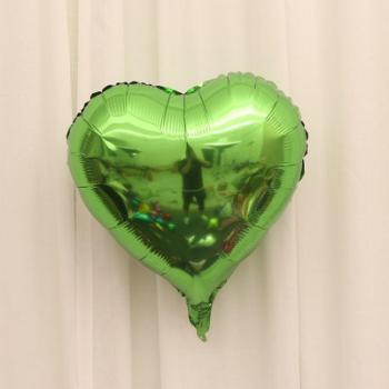 Globos de papel de aluminio con forma de corazón, 18, 10 unidades, para decoración de cumpleaños y bodas