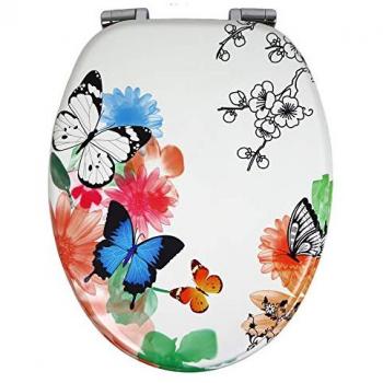 Ogomondo Sedile WC MDF Fantasia Farfalla