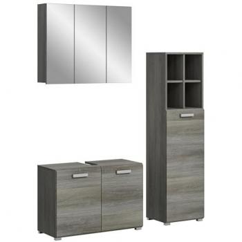 Xonox.home Badezimmer-Set Badezimmerset Silver V